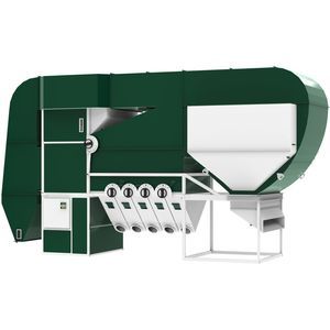 machine de nettoyage de récoltes aérodynamique