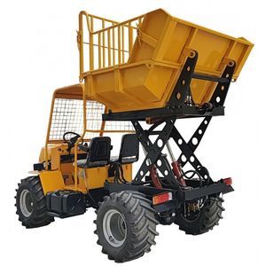 mini-dumper à benne élévatrice