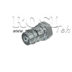 Raccord Rapide Hydraulique S4-04 1/2" NPT - Acier Carbone, Pour Tracteur Et Machines Agricoles (kit Complet)