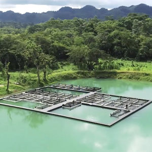 ponton flottant pour l'aquaculture