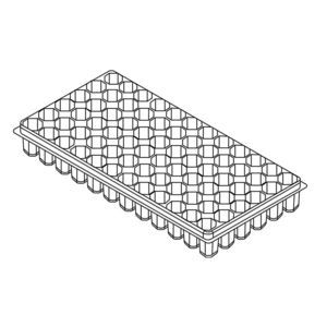 plaque alvéolée en plastique