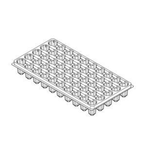 plaque alvéolée en plastique