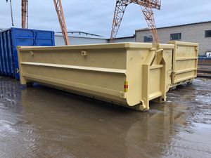conteneur à déchets en acier