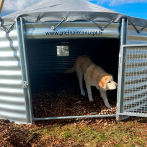 bâtiment d'élevage pour chiens