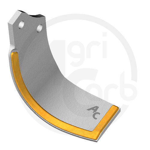 Dent rigide - ROVM0435-HRD - AGRICARB s.a.s - courbée / originale / gauche