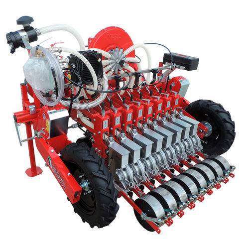 Semoir de précision pneumatique - SN-1-130 - Agricola Italiana S.n.c. - à 1 rang / légumière / monté sur tracteur