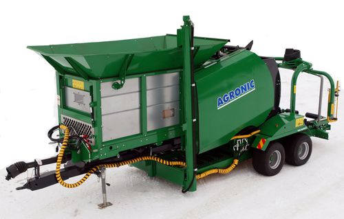 Presse à balles rondes - MR 820,MR 1210 - AGRONIC OY - à chambre fixe / avec enrobeuse