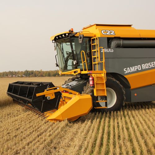 Moissonneuse-batteuse non conventionnel - COMIA C22 2ROTO - Sampo Rosenlew - hybride / de grains