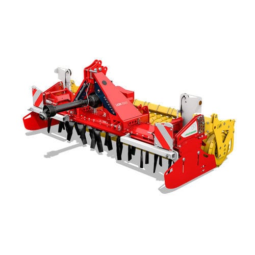 Herse rotatif - LION series - PÖTTINGER Landtechnik GmbH - avec rouleau / avec semoir / combinée