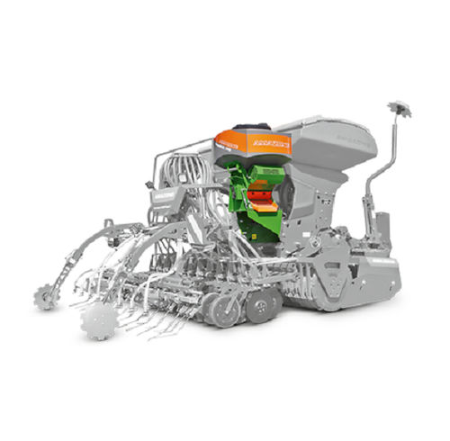Semoir en ligne à trémie - GreenDrill - AMAZONEN-WERKE H. Dreyer GmbH & Co. KG - monté sur cultivateur