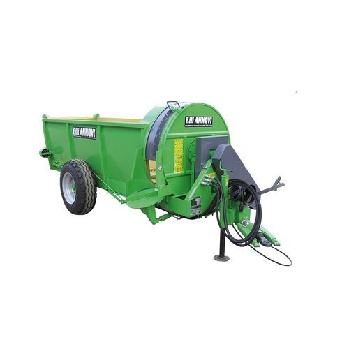 Épandeur de fumier traîné - A25 - Annovi F.lli di Annovi Marino srl - à turbine / à 1 essieu / compost