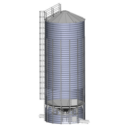 Silo pour céréales - Antti-Teollisuus Oy - en métal / rond