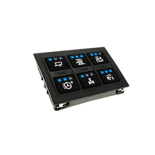 Tableau de bord CANbus - KP6 - APEM GmbH - numérique / pour machines / pour tracteur