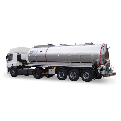 Cuve de transport à lisier - SCHWARTE JANSKY - sur remorque / en acier inoxydable