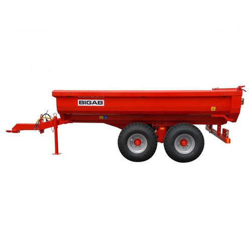 Benne - BT-8 - AS FORS MW - basculante / portée / à 2 essieux