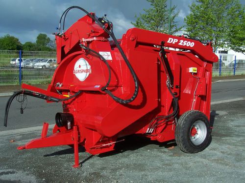 Désileuse pailleuse traînée - DP 2500T - Atelier 3T - pour balle ronde / auto-déchargement / pour alimentation