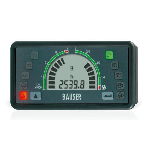 Tableau de bord numérique - 808 - BAUSER GmbH & Co. KG - pour tracteur / avec affichage / rétroéclairé