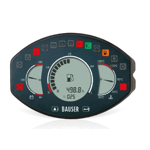Tableau de bord numérique - 809 - BAUSER GmbH & Co. KG - avec affichage / rétroéclairé / IP67