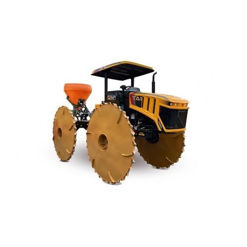 Tracteur enjambeur - TAI 4058 HCA - Braselio Industria e Comercio de Maquinas Ltda. - hydrostatique / pour riziculture / avec cabine
