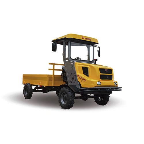Véhicule de transport 1 place - BTF 1527 - Braselio Industria e Comercio de Maquinas Ltda. - diesel / avec benne basculante / avec cabine