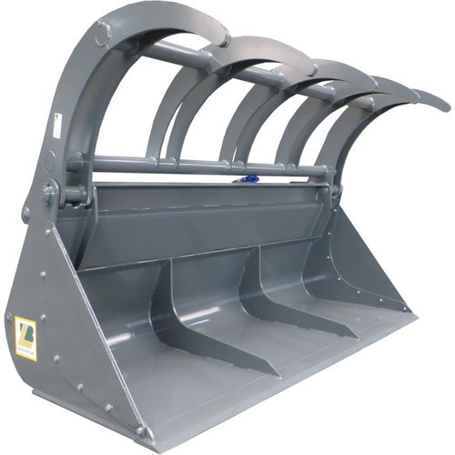 Godet à terre - L95 / L96 WASTE HANDLING BUCKETS L / XL - Bressel und Lade Maschinenbau GmbH - 4 en 1 / avec pelle preneuse / grande capacité
