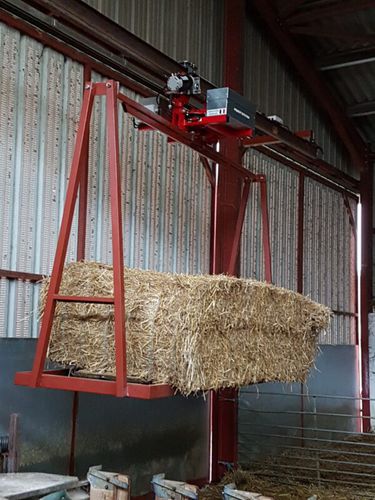 Pailleuse sur rail - SPM - Silofarmer - pour alimentation / pour botte carrée
