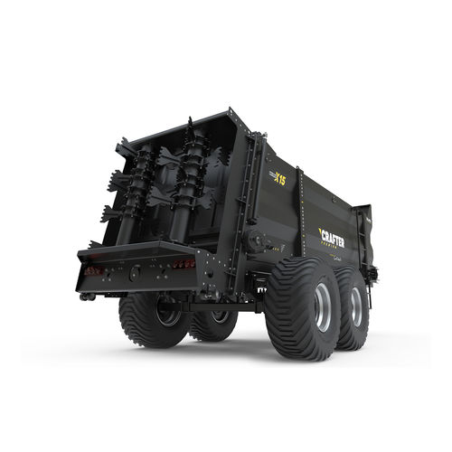 Épandeur de fumier traîné - Crafter X15 - CELIKEL AGRICULTURAL MACHINERY INC - à hérissons verticaux / à 2 essieux / compost