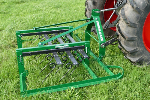 Herse rotatif - GREEN.RAKE mini - Düvelsdorf Handelsgesellschaft mbH - de prairie / à dents / étrille