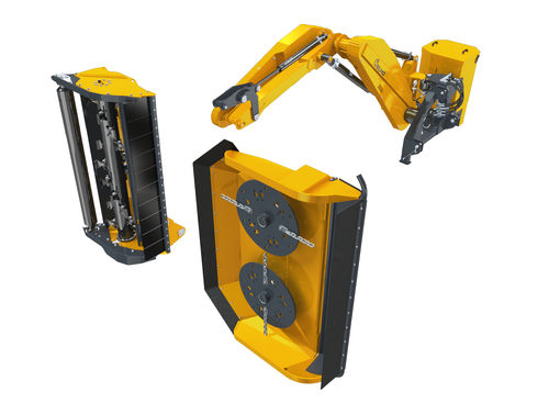 Broyeur à axe horizontal déporté - TPM 520 PowerArm - ELHO - à couteaux / pour tracteur