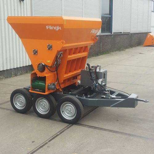 Pailleuse traînée - ZXS series - Flingk Machinebouw B.V. - auto-déchargement