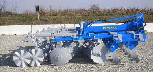 Sous-soleuse avec attelage trois points - ERC series - Fontana S.r.l. - attrezzature agricole - avec rouleau