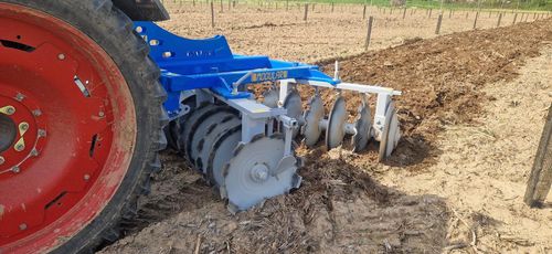 Déchaumeur à disques porté - SERIE ED P - Fontana S.r.l. - attrezzature agricole - 4 sections / avec attelage trois points