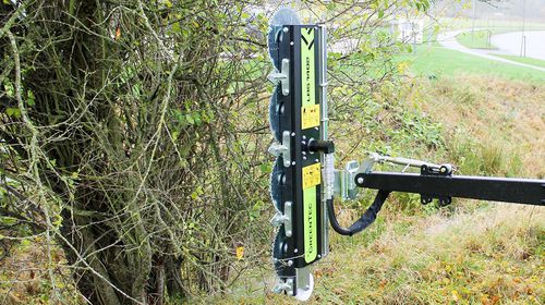 Tailleuse arboricole - LRS 1402 - GreenTec A/S - montée sur tracteur / à disques / verticale