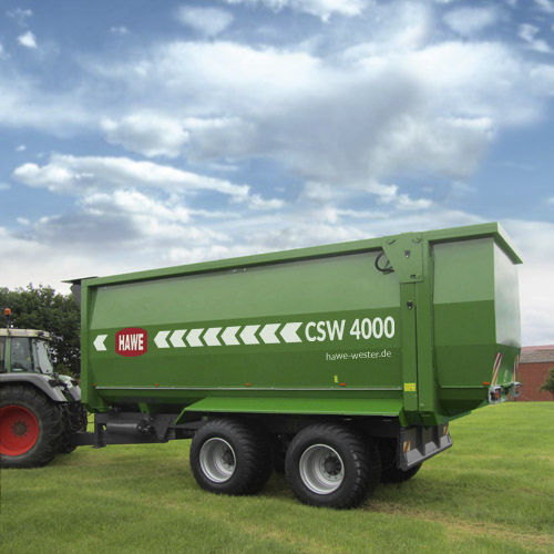 Benne - CSW Series - HAWE - Wester GmbH & Co. KG - à 2 essieux / agricole / d'ensilage