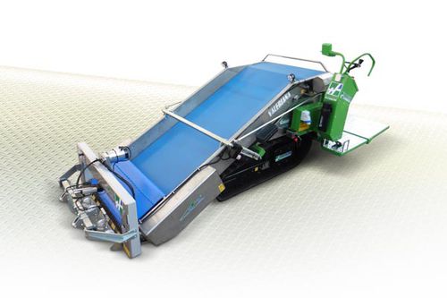 Récolteuse de légumes - SLIDE VALERIANA ECO TRAX - HORTECH Srl - de valériane / automotrice / à 1 rang