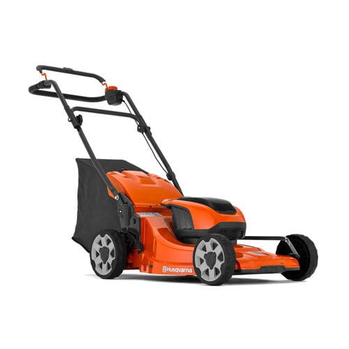 Tondeuse à gazon poussée - LC 142i - Husqvarna - électrique / ramasseuse