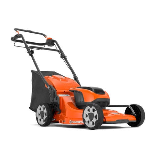 Tondeuse à gazon autotractée - LC 142iS - Husqvarna - à conducteur marchant / électrique / ramasseuse