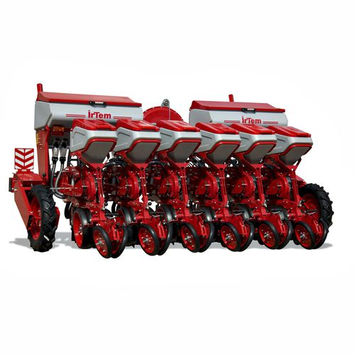 Semoir de précision pneumatique - Irtem Agrimachines - à disque / à 6 rangs / monté sur tracteur
