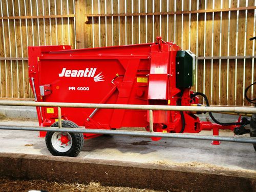 Pailleuse traînée - PR 6000 SD - JEANTIL S.A. - pour alimentation / pour balle ronde / pour botte carrée
