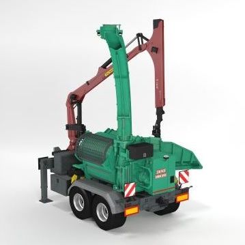 Broyeur de branches tracté - HEM 593 Z - JENZ GmbH Maschinen- und Fahrzeugbau - sur prise de force