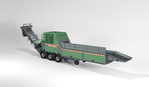 Broyeur de branches tracté - BA 965 DXL - JENZ GmbH Maschinen- und Fahrzeugbau - à moteur diesel