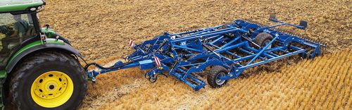 Cultivateur traîné - Allrounder -flatline- - Köckerling GmbH & Co. KG - pliable / à réglage hydraulique / avec herse