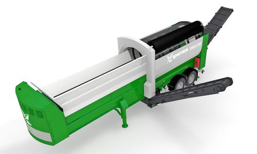 Dégrilleur à tambour - Cribus 2800 - Komptech GmbH - mécanique