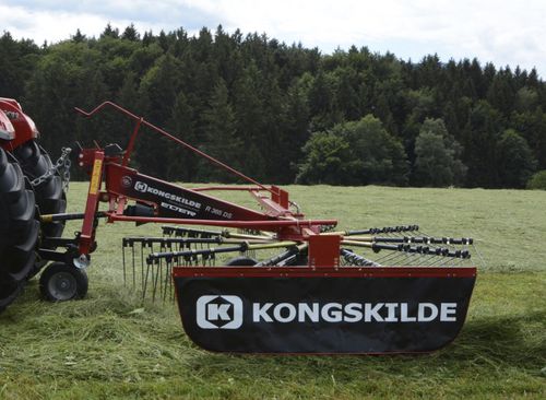 Andaineur rotatif - R DS series  - KONGSKILDE Industries A/S - à dépose latérale / monorotor