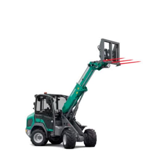 Chargeuse télescopique - KL20.5T - Kramer-Werke GmbH - avec cabine