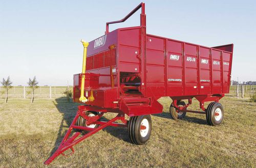 Remorque autochargeuse - Maquinas Agricolas Ombu SA - à 2 essieux / agricole / pour fourrage