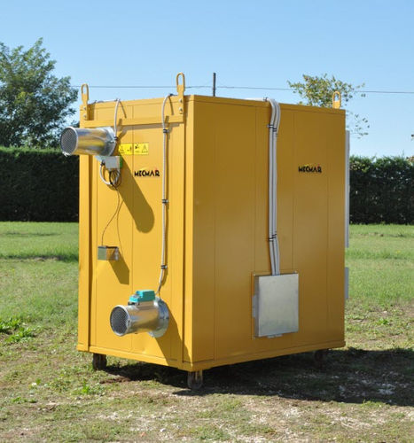 Séchoir de céréales - SMART QUBE - MECMAR S.p.A. - pour fruits / mobile / à roues