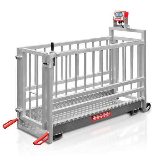 Balance pour cochon - WAS - Meier - Brakenberg GmbH & Co. KG - électronique / avec cage / à plate-forme