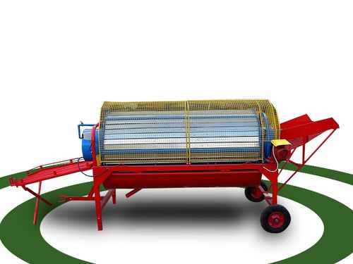 Nettoyeuse de récoltes de légumes - P. P. H. AGRO-FACTORY - à tonneau / à tambour rotatif