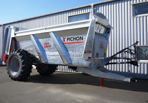Épandeur de fumier traîné - M1655, M1855 - PICHON - à hérissons verticaux / tandem / à 1 essieu